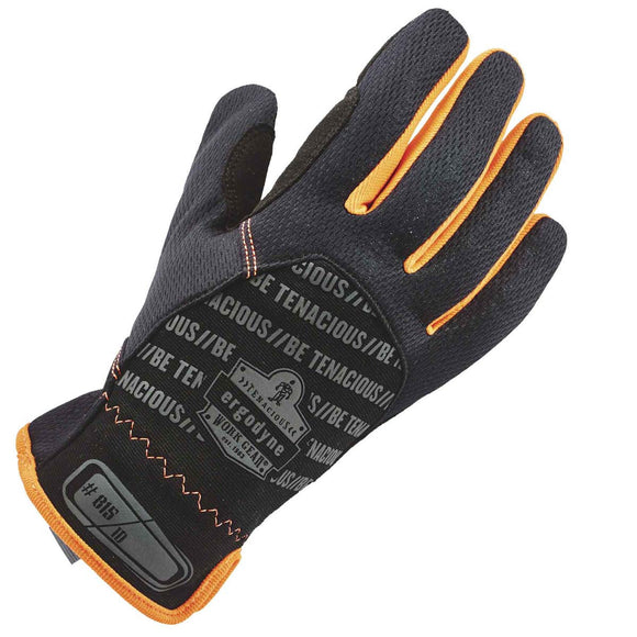 Ergodyne 17203 815 Sz Medium, Black QuickCuff Utility Gloves, 6 Pairs