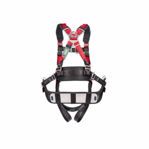 MSA Safety TechnaCurv® 10041600 Harness, XL, 400 lb, Red, DuPont™ Teflon Strap